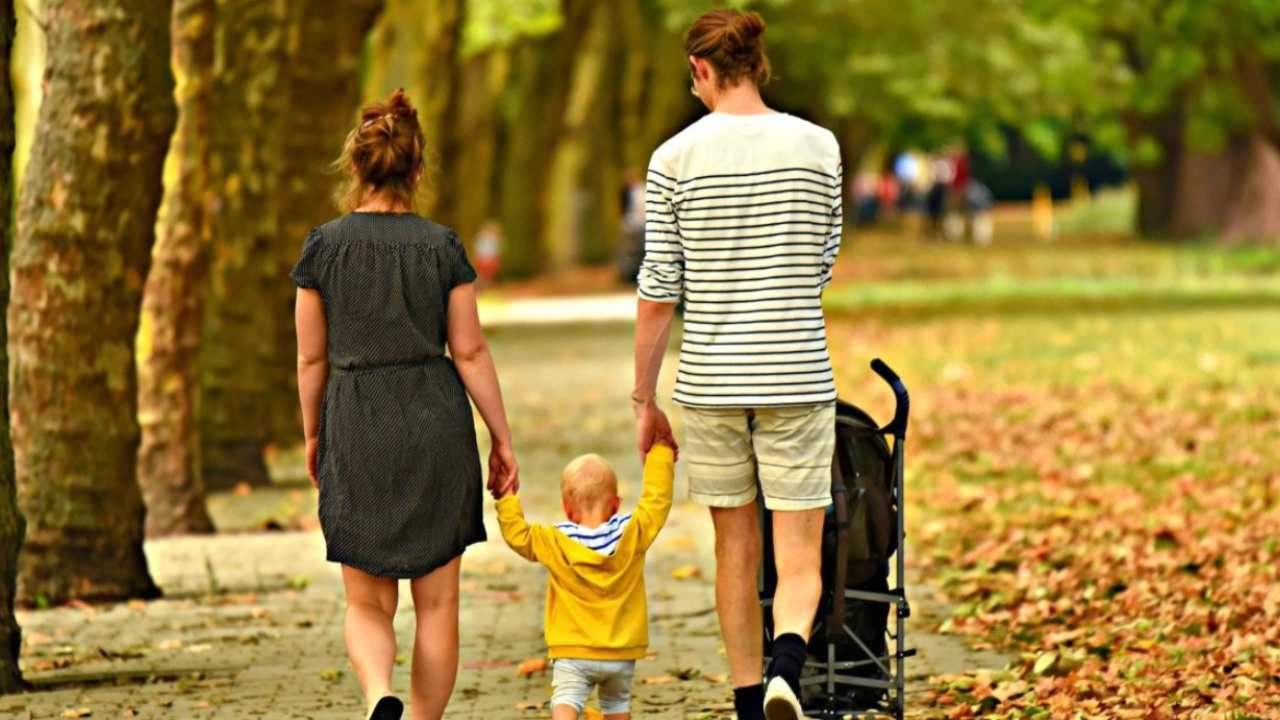 Assegno unico famiglia con passeggino (pixabay)