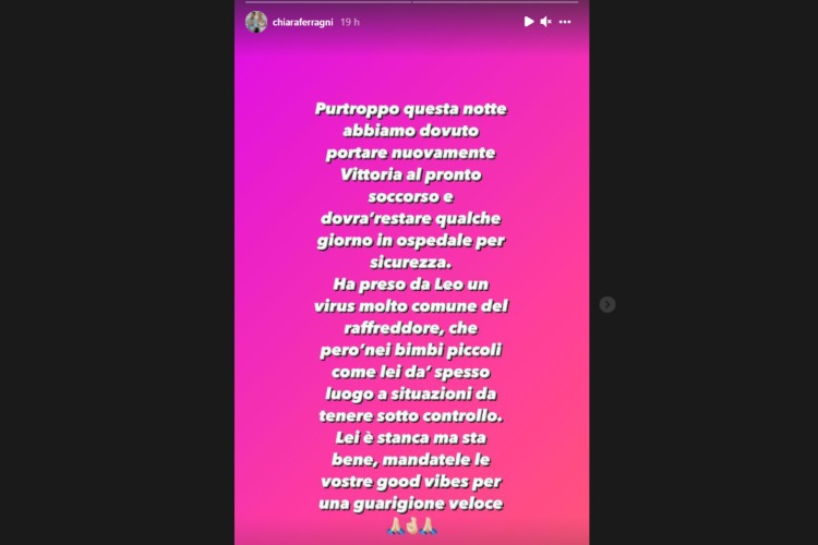 chiara ferragni instagram storia