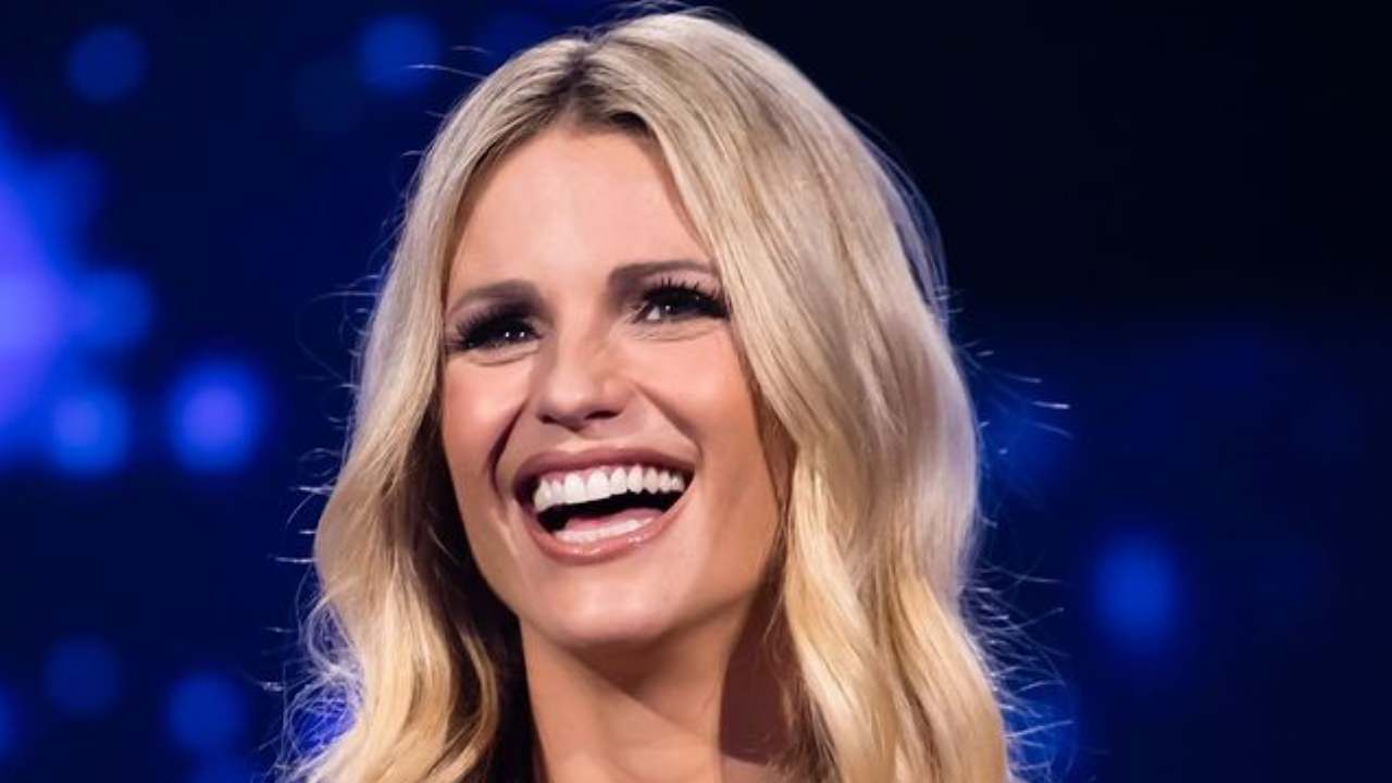 Michelle Hunziker risata