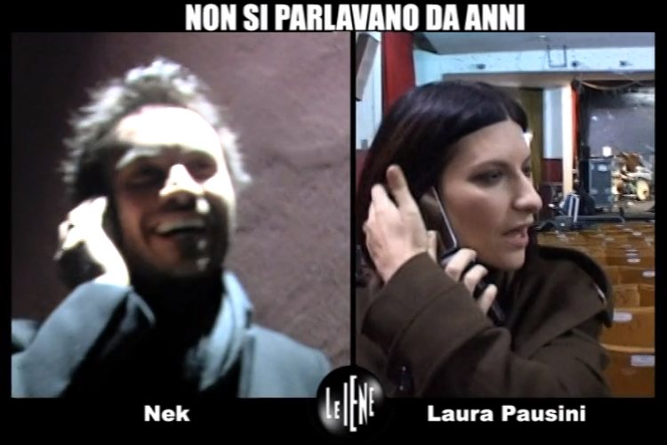 Nek Laura Pausini non si parlano le iene