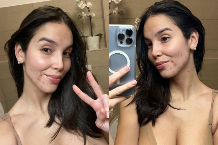 Paola di benedetto senza trucco foto al naturale instagram