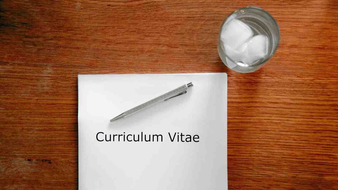 Currriculum Vitae (Fonte Pixabay)