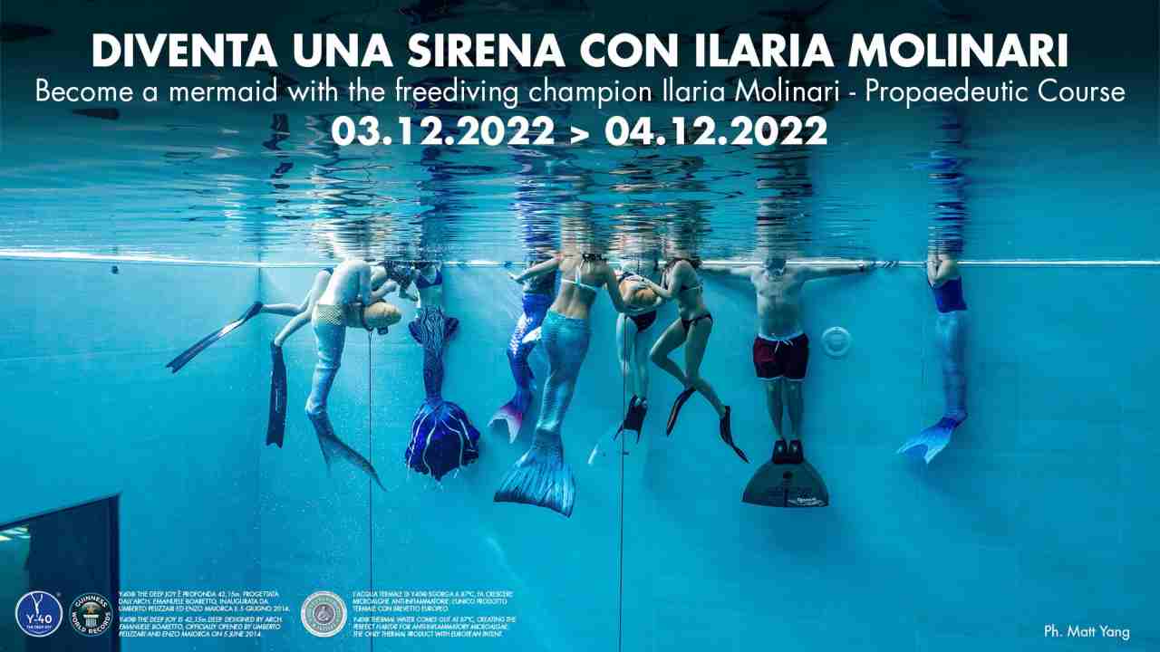 Diventa una sirena corso (Fonte Y-40® The Deep Joy)