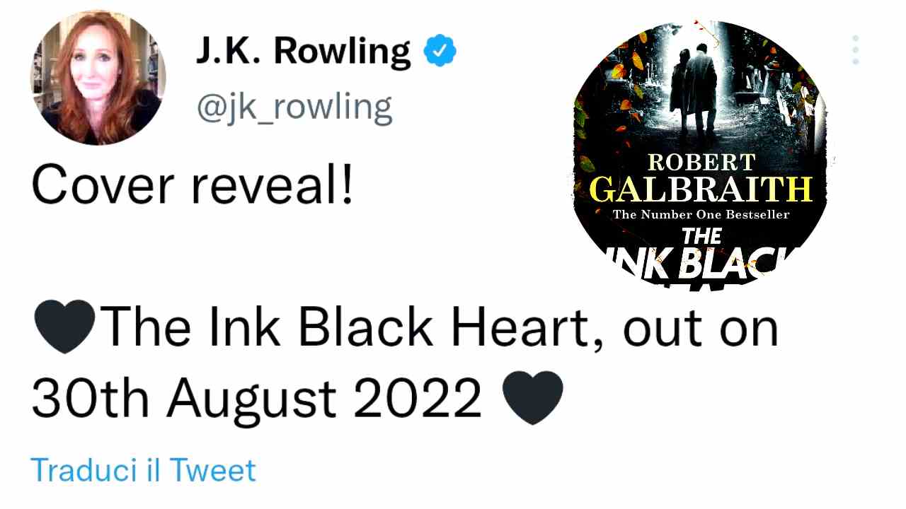 JK Rowling nuovo libro (chesuccede)