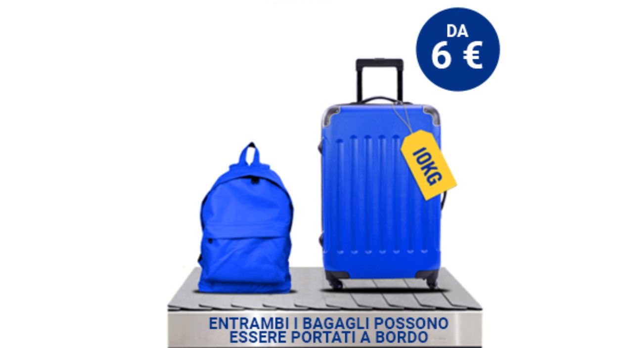 Ryanair bagaglio a mano (Fonte Ryanair)