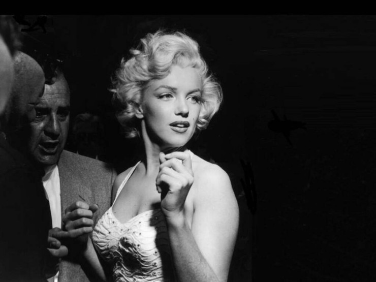 Marilyn Monroe sul set