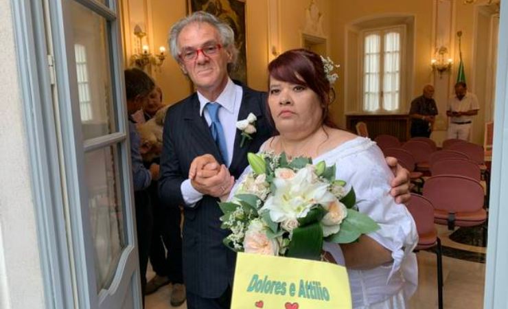 Attilio e Dolores si sposano