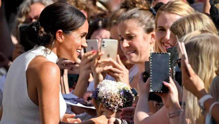 Meghan Markle tra la folla