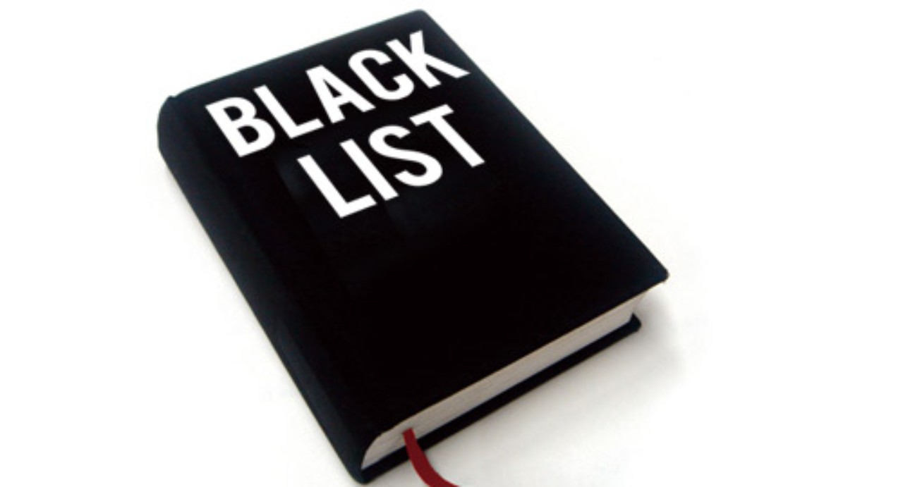 Attenzione a non finire in questa black list