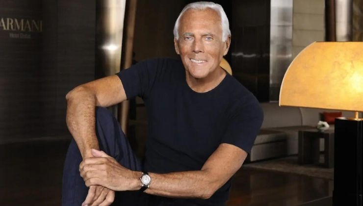 Giorgio Armani uomo più ricco d'Italia