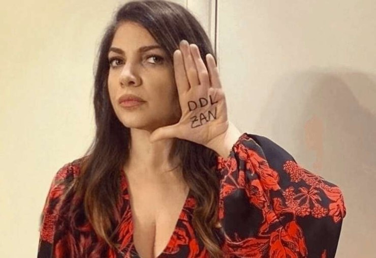 Cristina D'Avena e la manifestazione a Piazza del Popolo