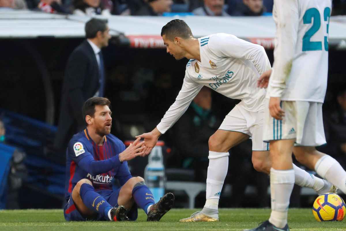 Cr7 e Lionel Messi in passato