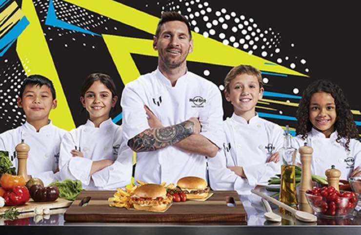 Messi testimonial per Hard Rock Cafe: il suo Kids menu è tra i più richiesti